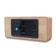 Bamboo Wooden Digital Alarm Clock with Temperature