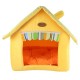 Removable Dog Cat House Pet Bed