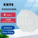 High-closed Dustproof KN95 Masks Professional Protection for Slit Splash PM2.5 Comfortable Elastic E